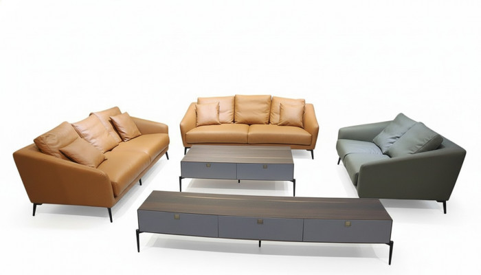 Designer Sofa Sofagarnitur 3+2+2 Sëtzer Couch Polster Garnitur Wunnzëmmer Sofas