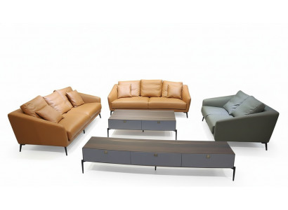 Designer Sofa Sofagarnitur 3+2+2 Sëtzer Couch Polster Garnitur Wunnzëmmer Sofas