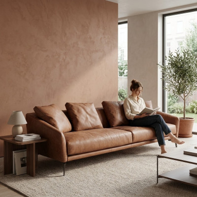 Grousst XXL Luxus Sofa Couch Polster Sëtz Garnitur 4 Sëtzer Couchen Deko Sofas