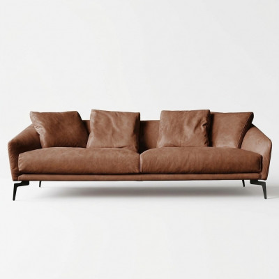 Grousst XXL Luxus Sofa Couch Polster Sëtz Garnitur 4 Sëtzer Couchen Deko Sofas