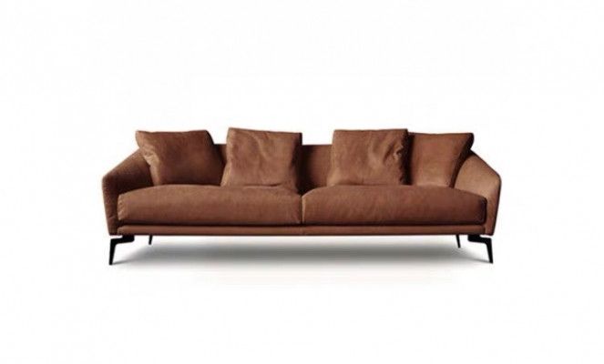 Italienesch Design Miwwelen 2 Sëtz Sofa Couch Gepolstert Lounge Club Couchen