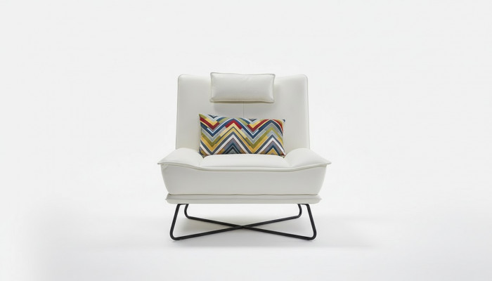 Luxus Stull Këssen Cocktail Relax Lounge Club Still Miwwel Design Fauteuil Wäiss