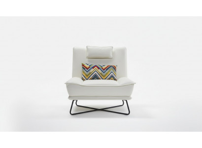 Luxus Stull Këssen Cocktail Relax Lounge Club Still Miwwel Design Fauteuil Wäiss