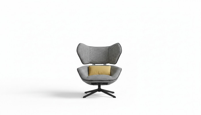 Lounge Luxus Fernseh Club Polster Sëtz Design Fauteuil Canapé Sofa Relax Stoff