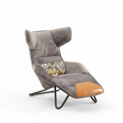 Steele Club Lounge Designer Fernseh Sofa Stull Stillen Polster Sëtz Miwwelen