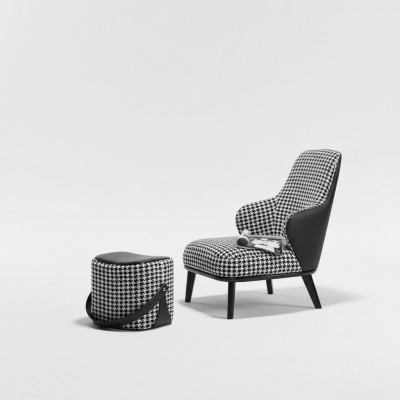 Fauteuil Design Canapé Sofa Relax Stoff Lounge Luxus Fernseh Club Polster Sëtzplaz