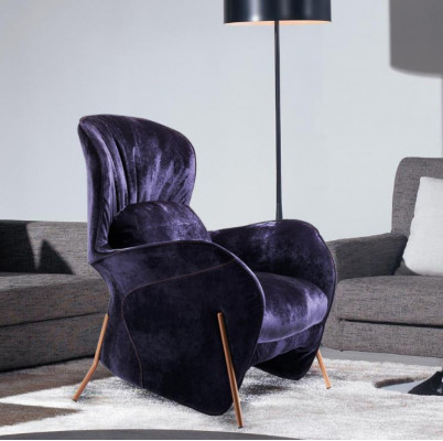Fotell Club Lounge Designer Stull Polster Canapé 1 Plaz Relax