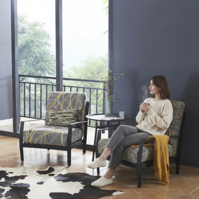 Fauteuil Design Canapé Sofa Sëtz Luxus Faarweg Entspanen Lieder Lounge Club Gepolstert