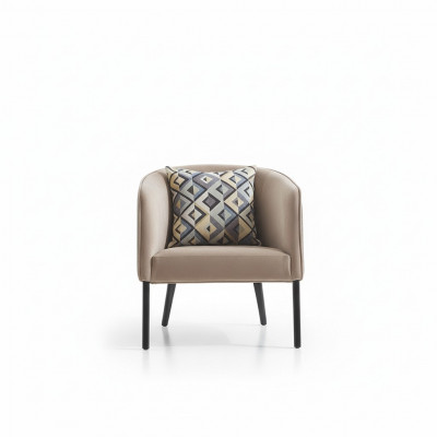 Luxus Stull Polster Cocktail Relax Lounge Club Still Miwwelen Design Fauteuil Beige