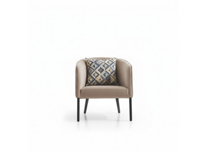 Luxus Stull Polster Cocktail Relax Lounge Club Still Miwwelen Design Fauteuil Beige
