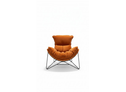 Luxusstull Këssen Cocktail Relax Lounge Club Stiller Miwweldesign Sëtz Orange