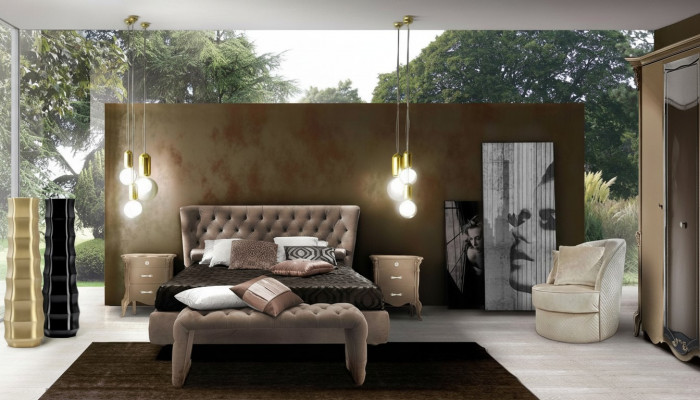 Bett Këssen Design Luxus Duebel Hotel Better Chesterfield Schlofzëmmer
