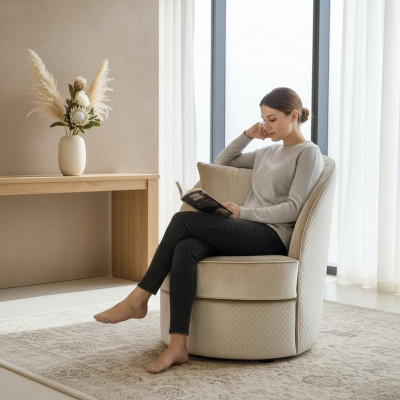 Sëtz Club Lounge Designer Lehnstull Polstersofa Sëtzer Televisioun