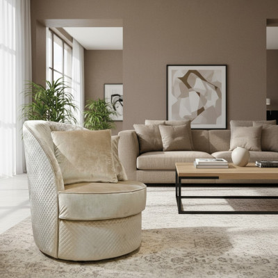 Sëtz Club Lounge Designer Lehnstull Polstersofa Sëtzer Televisioun