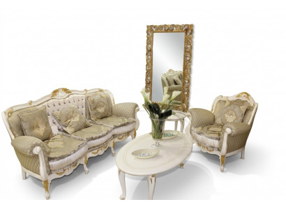 Klassesch Design Sofagarnitur 3+1 Sëtz Garnitur Sofa Luxus Sofas 2 Stéck Set