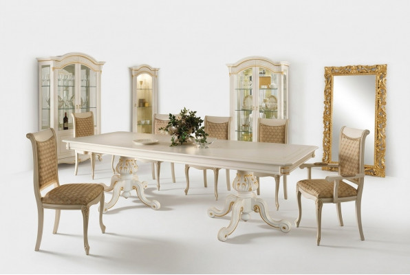Iessdësch Grupp Iesszëmmer Dëscher Holz Wunnzëmmer Design Garnitur