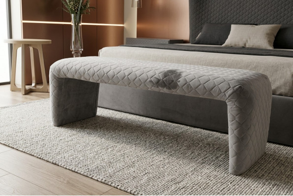 Hocker Pouf Sofa Këssen Niewenaustellhocker Féisshocker Ottoman Miwwelhocker Stoff