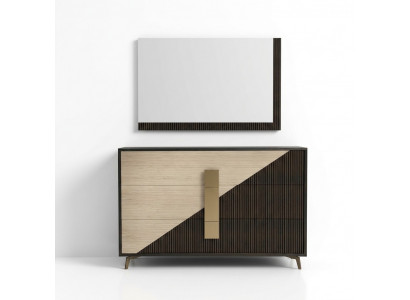 Design Kommode Kommoden Holz Anrichte Moderne Deko Sideboard Héich Schaf