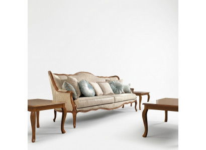 Dräisëtzer Canapé Couch Polstersofa Canapéë Wunnzëmmer Design Textil Stoff Nei
