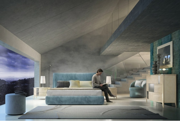 Designer Bett Polster Design Luxus Duebel Hotel Better Schlofzëmmer