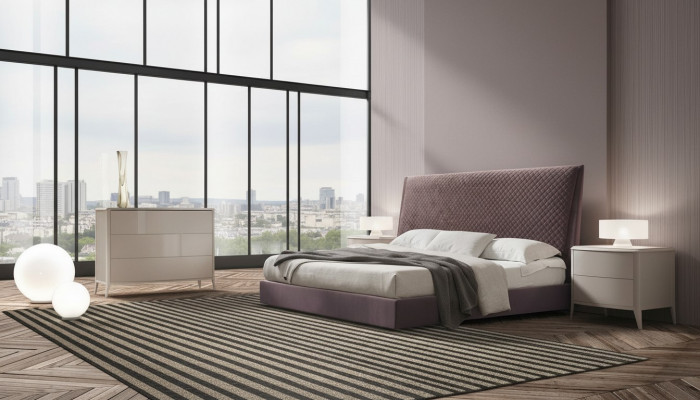 Bett  Bettdecken  Doppelbett  Schlofzëmmer  Këssen  180x200cm  Italienesch Miwwelen