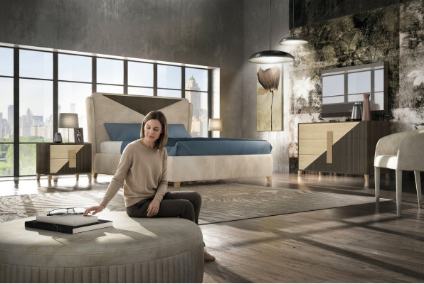 Bett Betten Duebëlbett Schlofkummer Bestietneskoppel Polster Designer Duebëlbetter