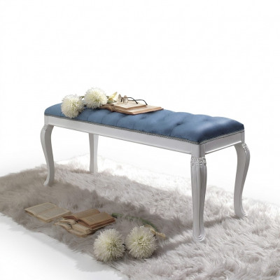 Chesterfield Sëtz Këssen Bank Këssen Sëtz Hocker Textil Stoff Holz Stil Design