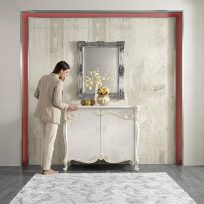 Design Klassesch Kommode Kommoden Holz Anrichte Modern Sideboard Héich Schaf