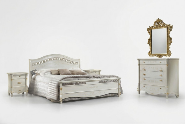 Schlofzëmmer Set Bett + 2x Nuetescht Polster Luxus Better Duebel Hotel Better