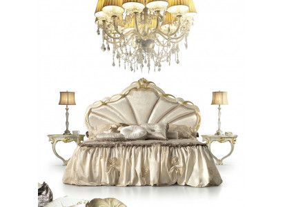 Klassescht Bettergestell Better - Duebel Bett 180x200cm - Barock Rokoko Italienesch