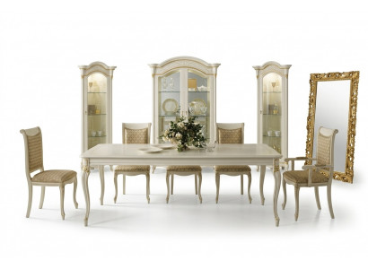 Barock antik Stil Iessdësch Dësch Echt klassesch Holz Designer Dëscher Rokoko