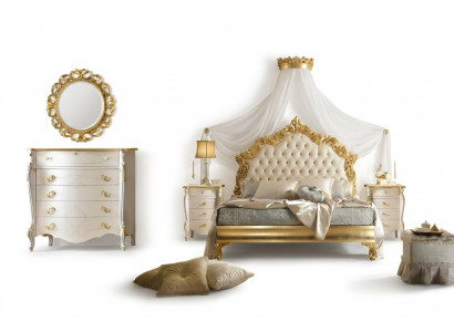 Bett Polster Design Luxus Duebel Hotel Better Schlofzëmmer 180x200cm Massivholz