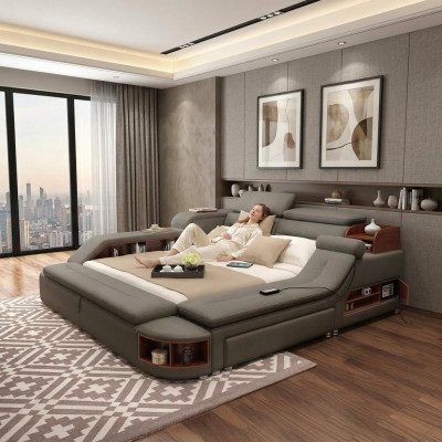 Exklusiv Bett Design Gepolstert Better Regal Späicher Tresor Regaler Duebel