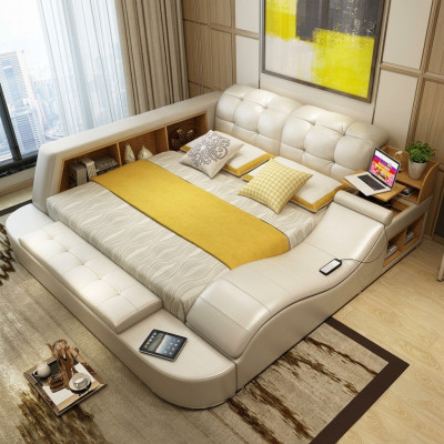 Luxus Funktiouns-Bett mat Tresor Laptop Oflage Duebel Ehe Better xxl Hotel Lieder