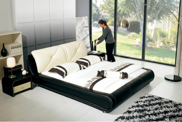 Liederbett Këssen Luxus Design Duebelhotel Holzbetter Schlofzëmmer