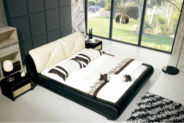 Liederbett Këssen Luxus Design Duebelhotel Holzbetter Schlofzëmmer