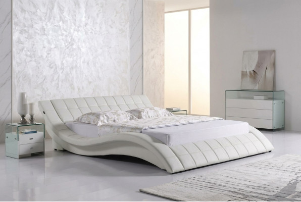 Designer Polsterbett Wäiss Bett Better Liederbett Duebelbett Eebett Designerbett