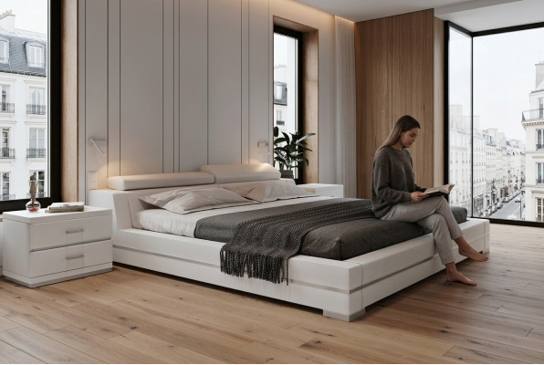 Bett Këssen Design Luxus Duebel Hotel Better Bestietnes 180x200cm Deko Schlof