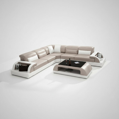 Eckcouch Eck Polster Wunnlandschaft Canapé Canapé-Element U-Form