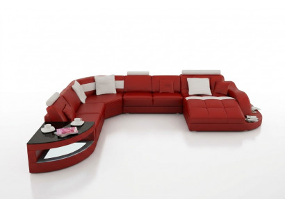 Designer Wunnlandschaft Garnitur Eckgarnitur U-Form Couch Ecksofa Polster.