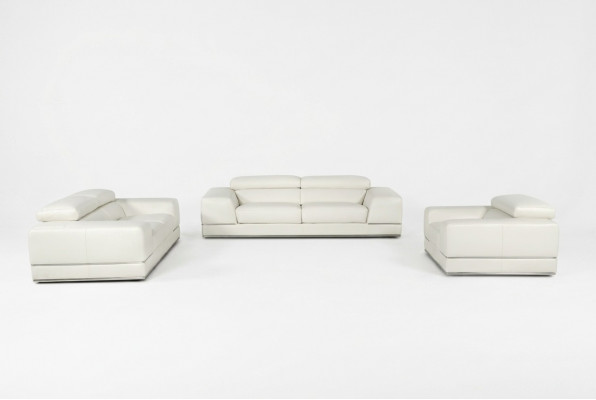 Ledercouch Couchganitur 3+2+1 Sëtzer Set Garnitur Polsterkiela Deko Canapé