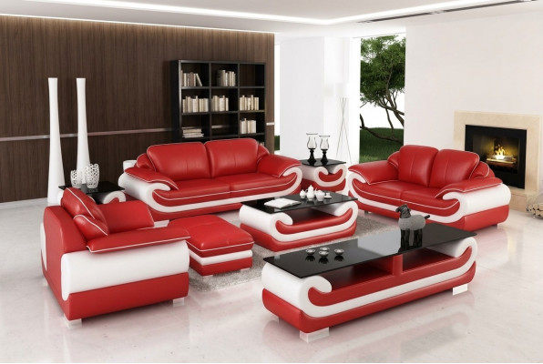 Relax Sofagarnitur 3+2+1 Sëtzer Set Design Sofas Polstersofaen Lieder.
