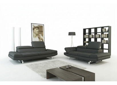Ledersofa Garnituren Wunnlandschaft 3+2 Sëtzer Garnitur Design Modern