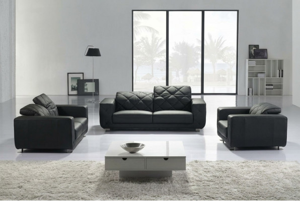 Liederkanapee Sofa-Garnitur 3+2+1 Sëtzer Set Garnitur Deko Polsterkanapee Couch
