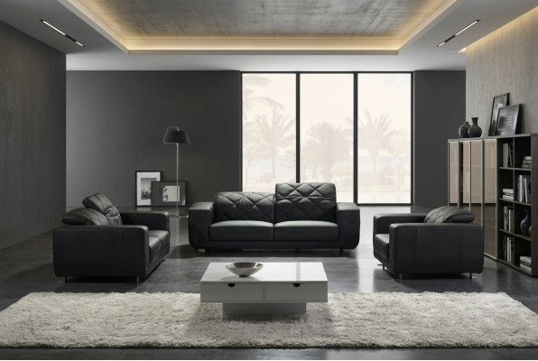 Sëtzlandschaft Sofa Couch Garnituren Polster Sëtz Couchen Sofas 3+1+1 Set Nei