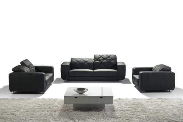 Sëtzlandschaft Sofa Couch Garnituren Polster Sëtz Couchen Sofas 3+1+1 Set Nei