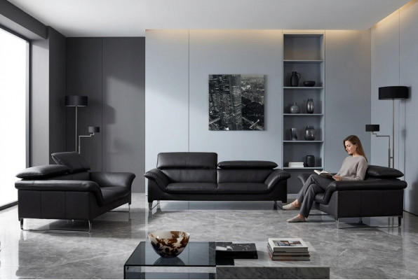 Relax Sofaensemble 3+2+1 Sëtzer Set Design Sofaen Polster Lieder Couchen