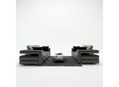 Komplett Set Sofagarnitur 3+1+1 Sëtz Designer Wunnlandschaft 3tlg