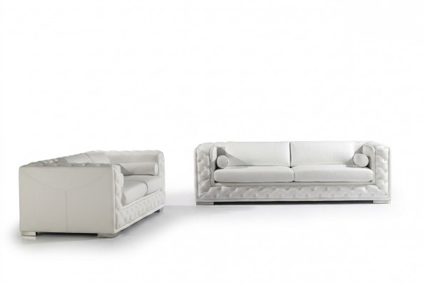 Liederdivan Canapé Wunnlandschaft 3+2 Sëtzer Garnitur Design Deko Modern Sofa