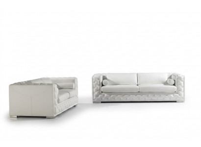 Liederdivan Canapé Wunnlandschaft 3+2 Sëtzer Garnitur Design Deko Modern Sofa